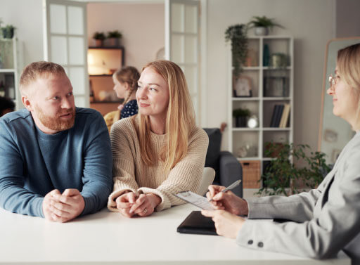 Couple consulting with their doctor